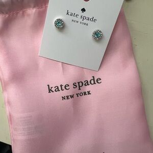 Kate Spade Blue Stud Earrings NWT